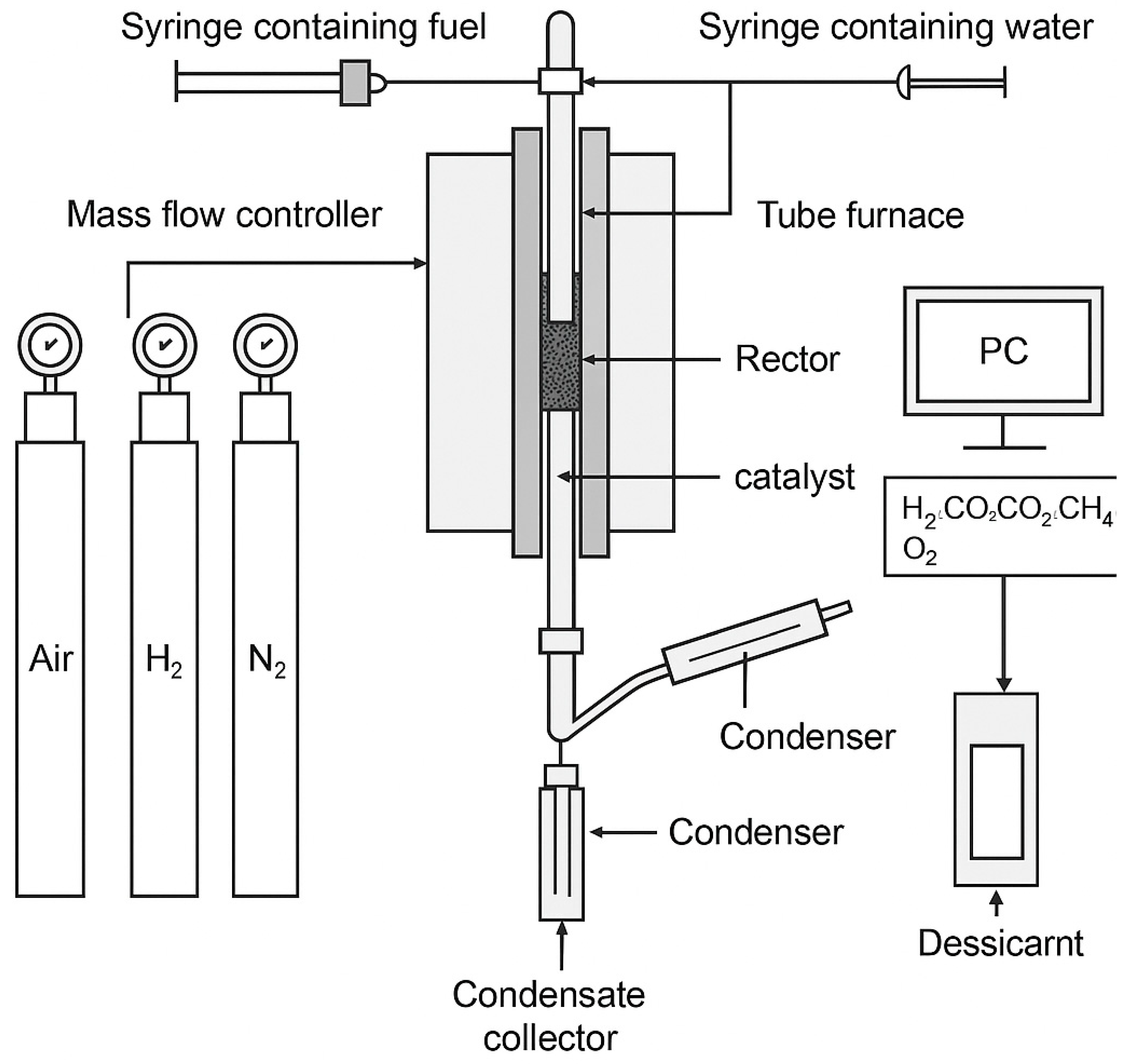 Figure 2: The reactor set-up.